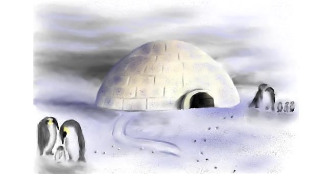 Drawing of Igloo by Wizard