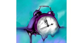 Drawing of Alarm clock by Moon