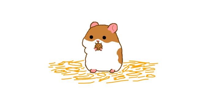 Drawing of Hamster by Otter