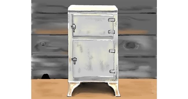 Drawing of Refrigerator by Cec