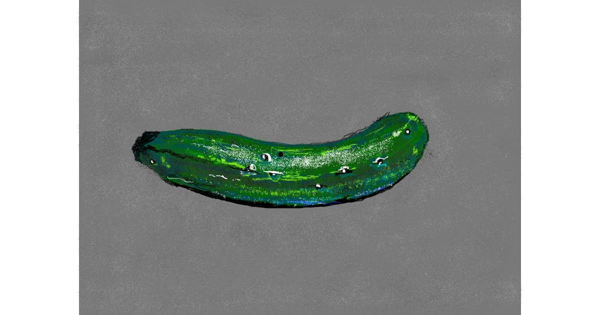 Drawing of Cucumber by 𝐓𝐎𝐏𝑅𝑂𝐴𝐶𝐻™