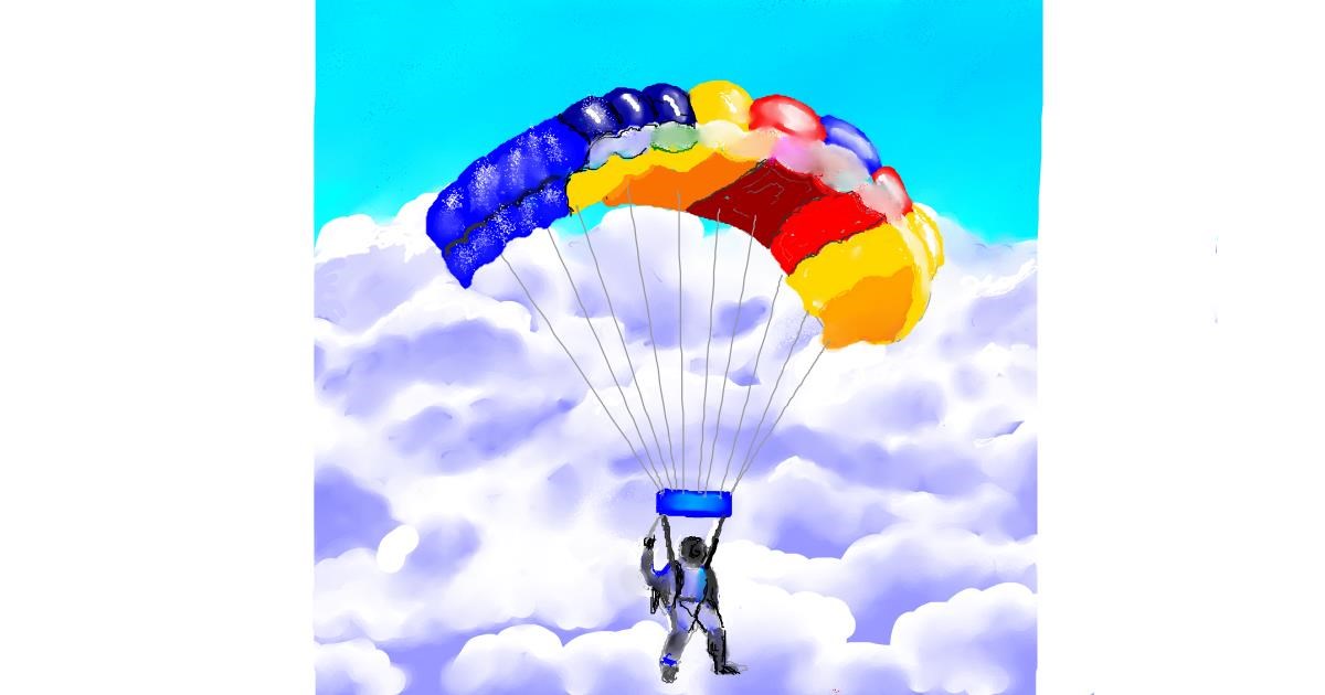 Drawing of Parachute by GJP