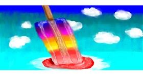 Drawing of Popsicle by Magic Mushroom