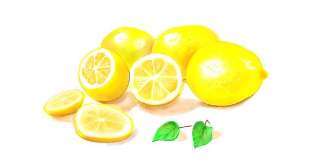 Drawing of Lemon by GJP