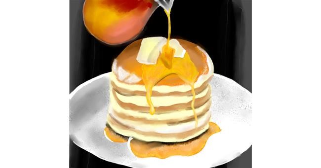 Drawing of Pancakes by Yashi 🐢