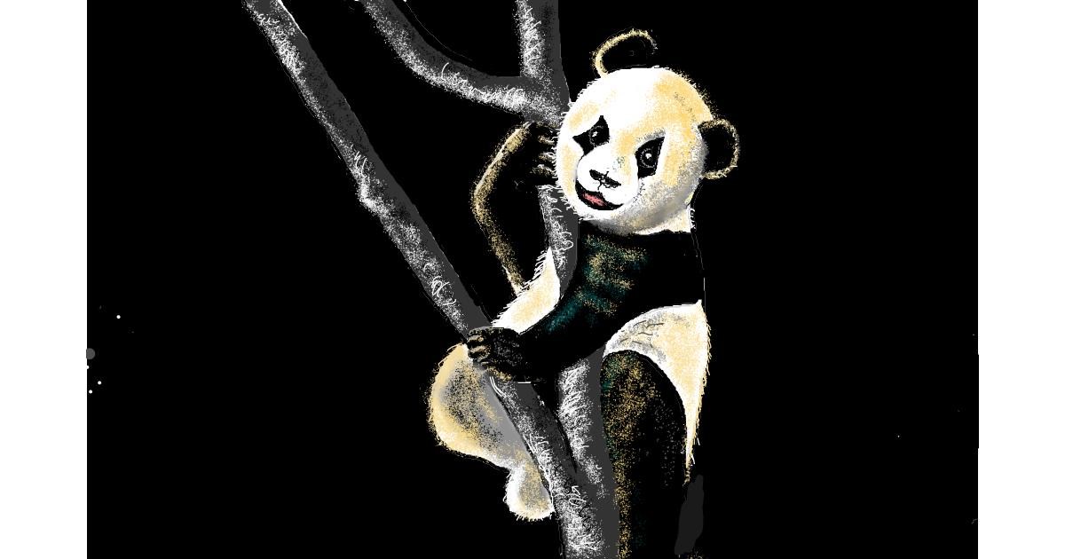 Drawing of Panda by GJP