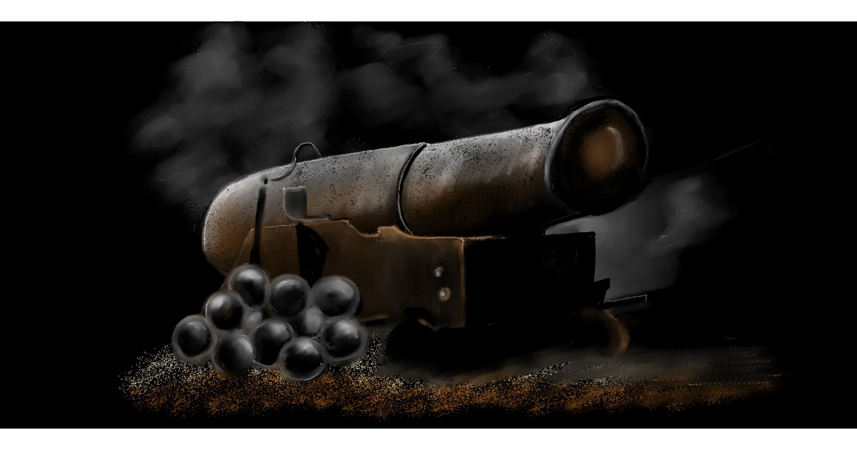Cannon Drawing - Gallery and How to Draw Videos!