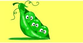Drawing of Peas by InessA
