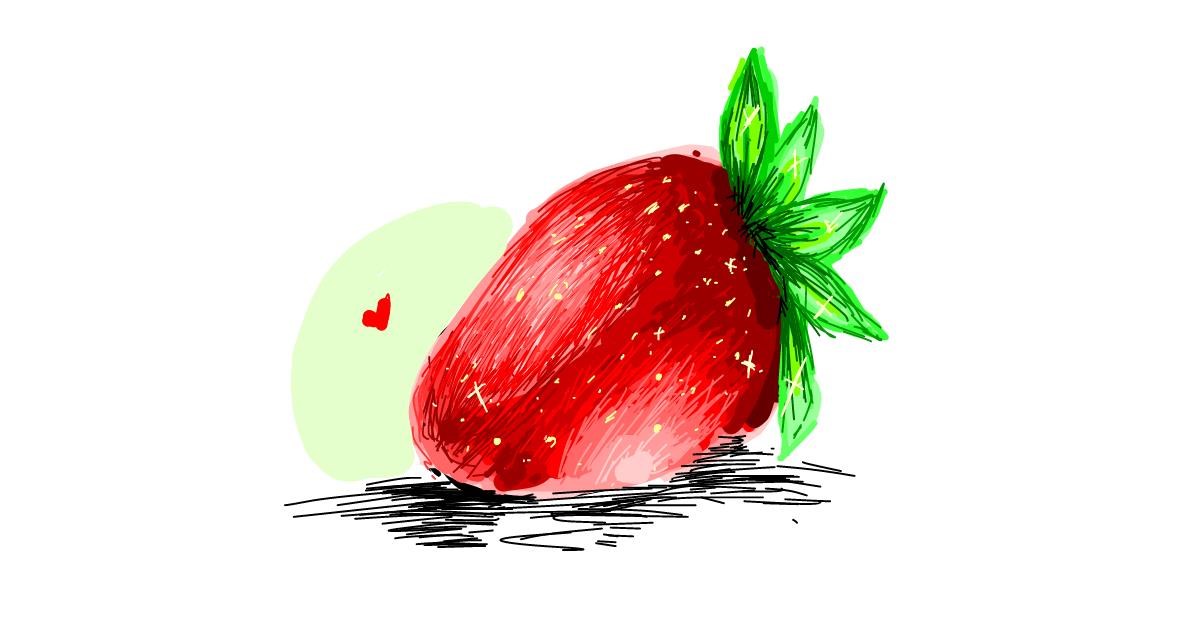 Drawing of Strawberry by ARMY