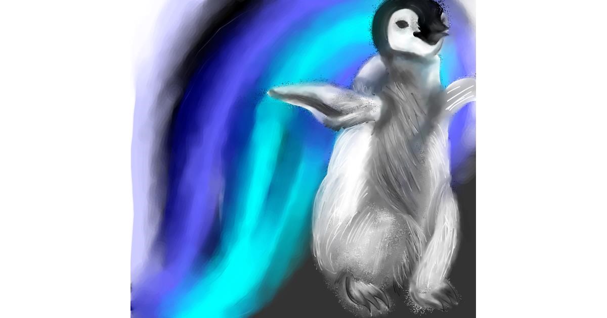 Drawing of Penguin by Yashi 🐢
