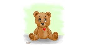 Plišani medvjedić - autor: GreyhoundMama
