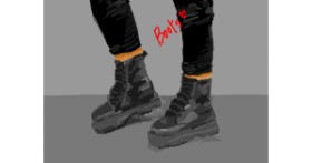Drawing of Boots by RonNNIEE