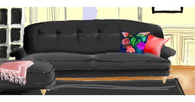 Drawing of Couch by Güber Gru