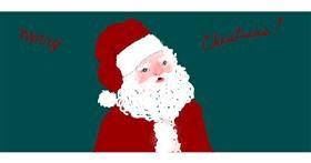 Drawing of Santa Claus by robee