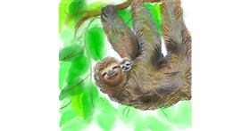 Drawing of Sloth by Keke •_•