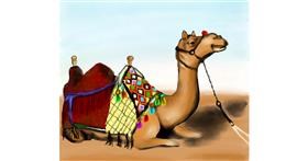 Drawing of Camel by RadiouChka