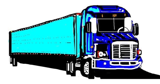 Drawing of Truck by Mandy Boggs