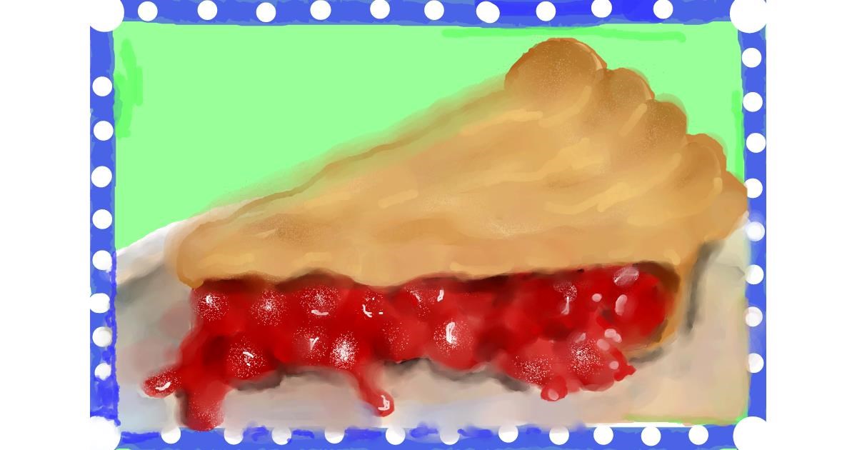 Pie Drawing by Debidolittle Drawize Gallery!