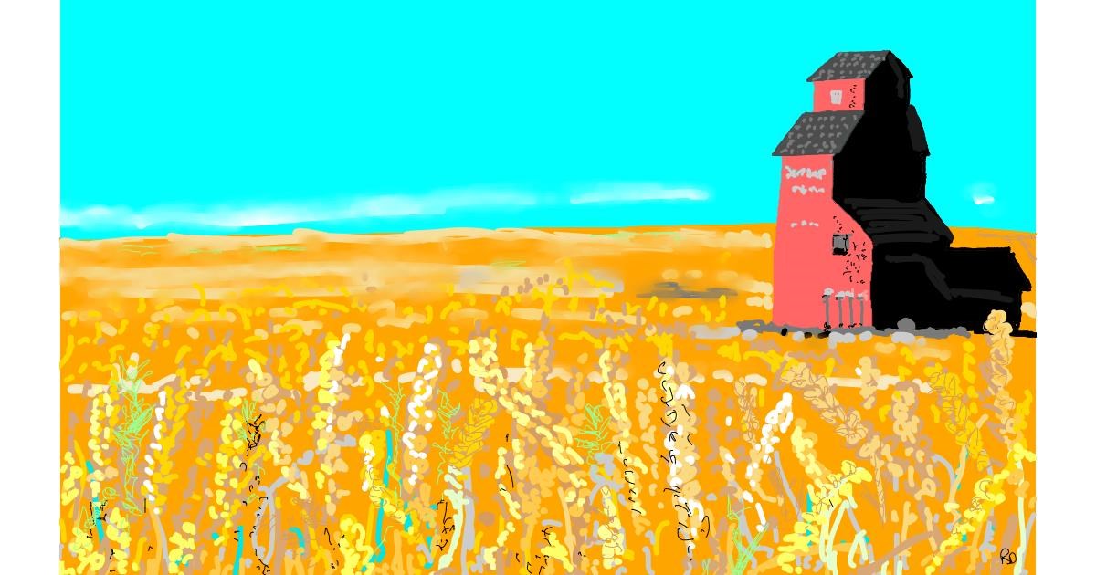 Watch Flowerpot Draw Wheat