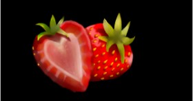 Drawing of Strawberry by UGLY DEMON !!!!