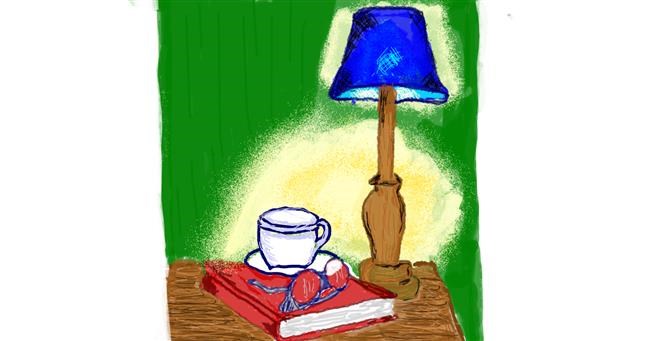 Drawing of Lamp by Mercy