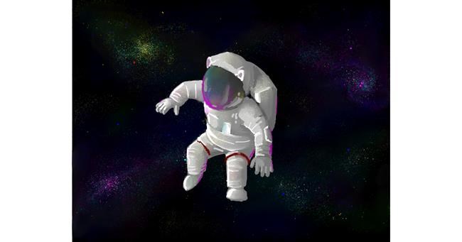 Drawing of Astronaut by E