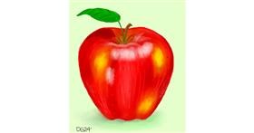 Apfel-Zeichnung von GreyhoundMama