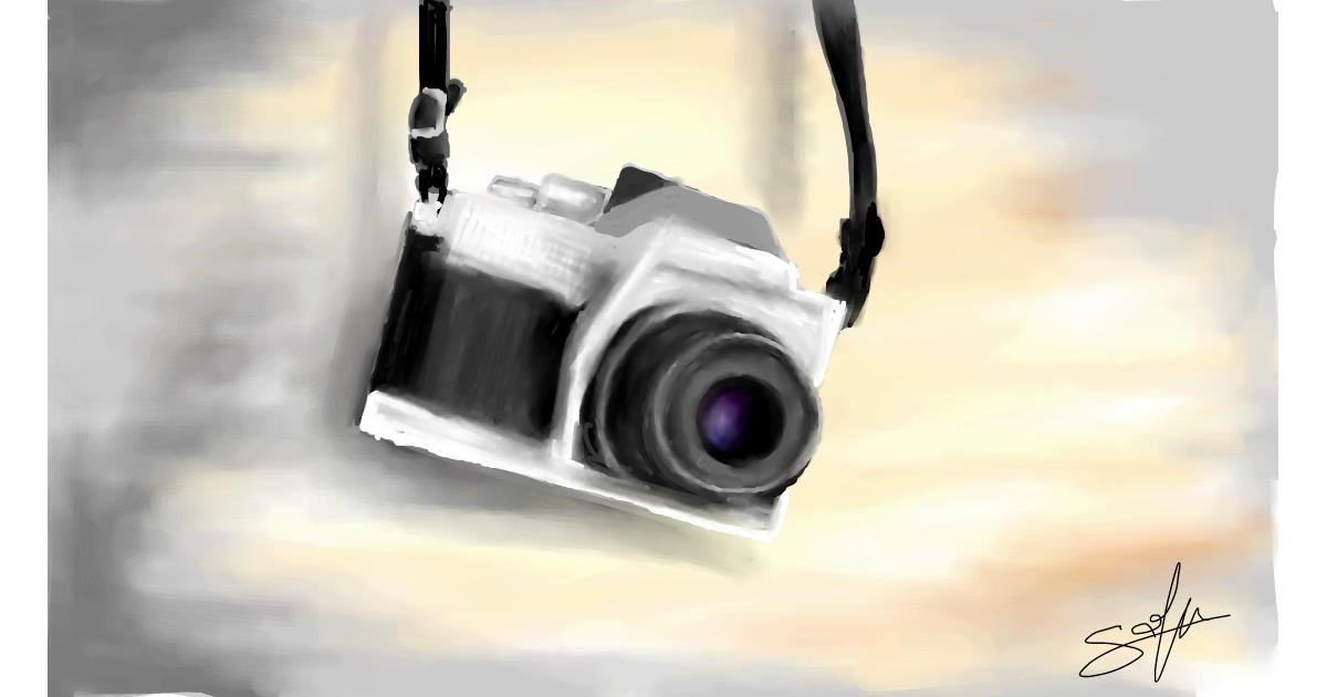 Drawing of Camera by Sophie_draw24