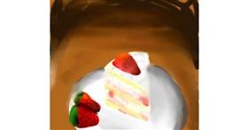 Drawing of Cake by Michi 