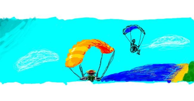 Drawing of Parachute by 7y3e1l1l0o§
