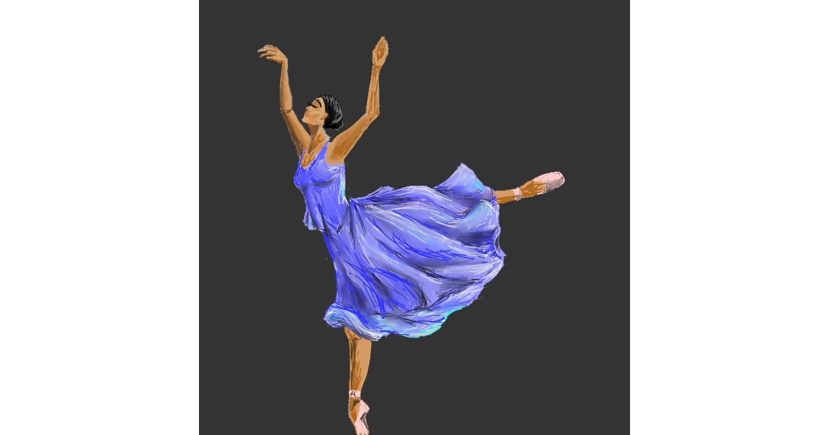 Drawing of Ballerina by Andromeda