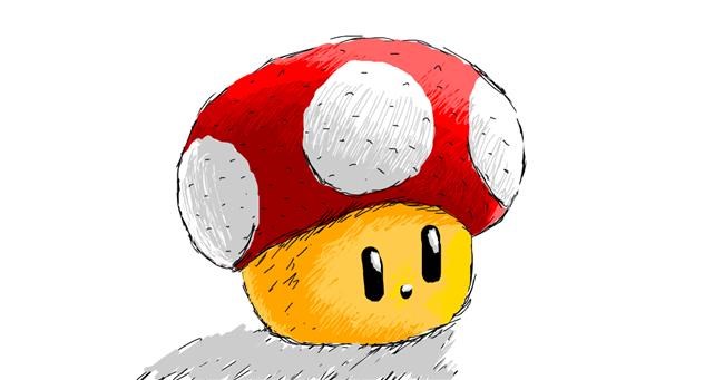 Drawing of Mushroom by Chartos