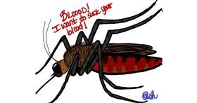 Drawing of Mosquito by Ashley