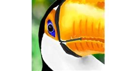 Drawing of Bird by Joze