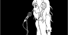 Drawing of Microphone by InessA
