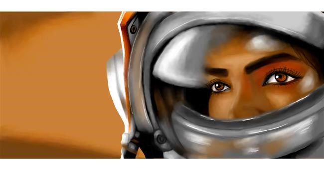 Astronaut-Zeichnung von Yukhei