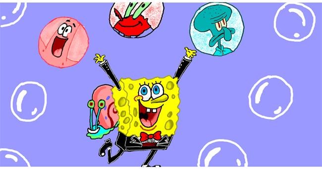 SpongeBob-Zeichnung von InessA