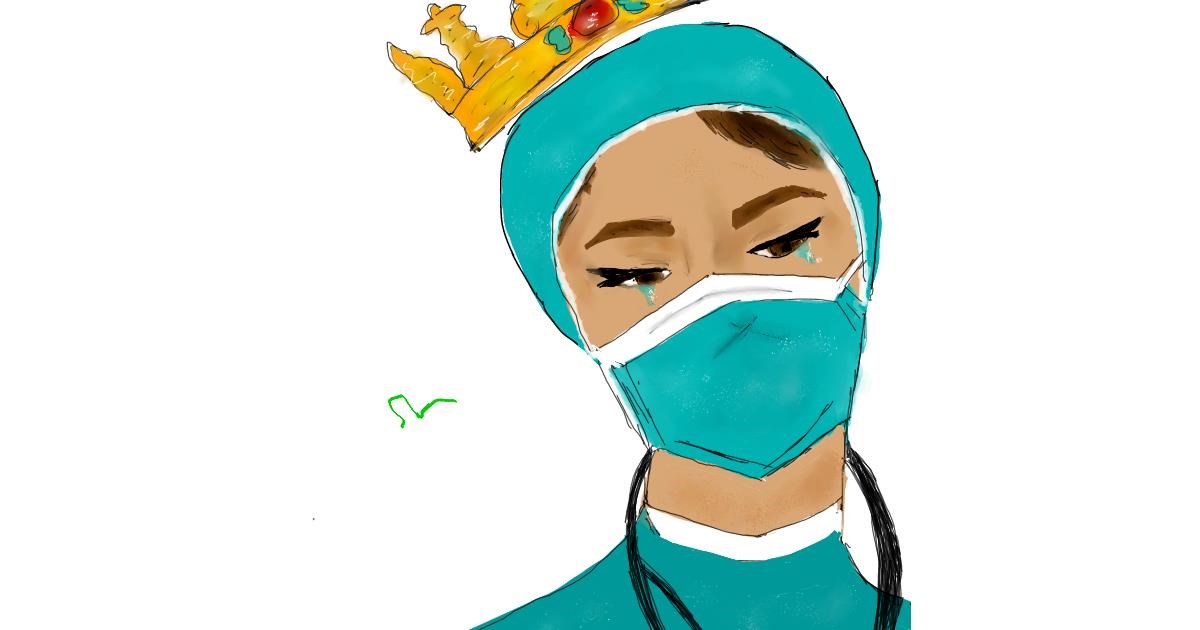 Drawing of Doctor by Ana