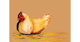 Drawing of Chicken by JustMe