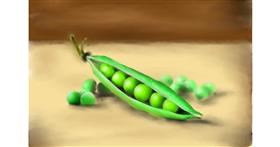 Drawing of Peas by Wizard
