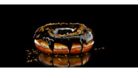 Drawing of Donut by Çhåching