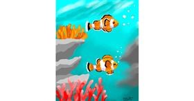 Clownfish-Zeichnung von GreyhoundMama