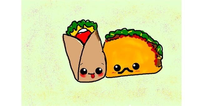 Drawing of Burrito by 🍌Banana🍌