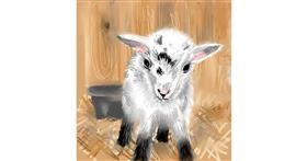 Drawing of Goat by Vinci