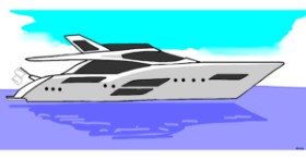 Drawing of Boat by Rosstheartist