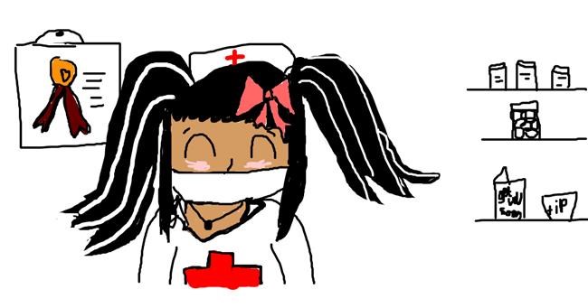 Drawing of Nurse by KawaiiDoggy