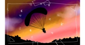 Drawing of Parachute by rat