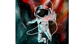 Drawing of Astronaut by irza