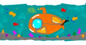 Drawing of Submarine by Jennalyn