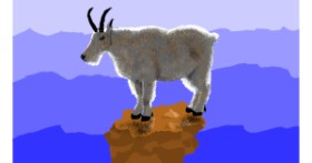 Drawing of Goat by Sam
